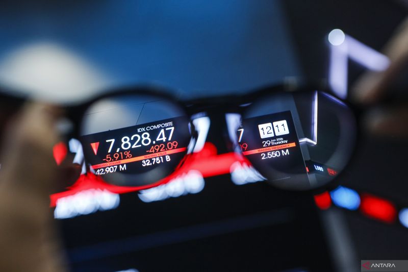 IHSG Sesi Pertama Turun 5,31 Persen Dipengaruhi Saham MSCI