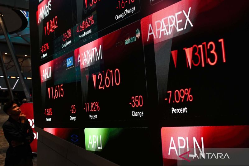 IHSG Turun ke 5.692, Didorong Penguatan Dolar dan Suku Bunga Tinggi